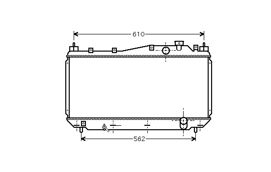 Radiator, engine cooling *** IR PLUS *** 25002113 International Radiators Plus