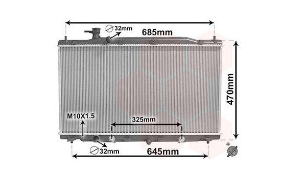 Radiator, engine cooling *** IR PLUS *** 25002269 International Radiators Plus, Image 2