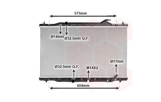 Radiator, engine cooling *** IR PLUS *** 25012705 International Radiators Plus, Image 2