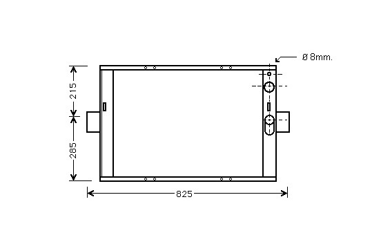 Radiator, engine cooling *** IR PLUS *** 28002062 International Radiators Plus