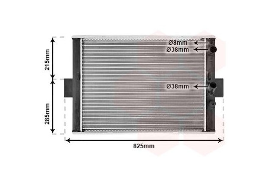 Radiator, engine cooling *** IR PLUS *** 28002062 International Radiators Plus, Image 2