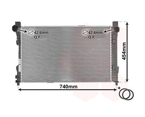 Radiator, engine cooling *** IR PLUS *** 30002338 International Radiators Plus, Image 3