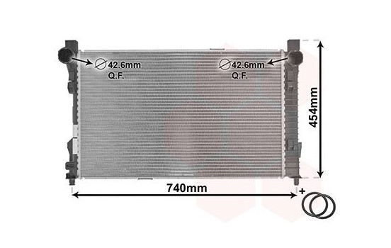 Radiator, engine cooling *** IR PLUS *** 30002338 International Radiators Plus, Image 3