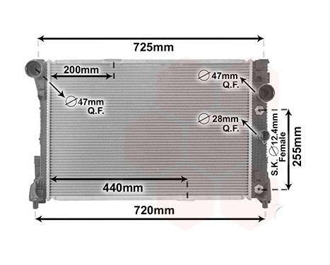Radiator, engine cooling *** IR PLUS *** 30002475 International Radiators Plus, Image 2