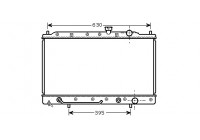 Radiator, engine cooling *** IR PLUS *** 32002087 International Radiators Plus