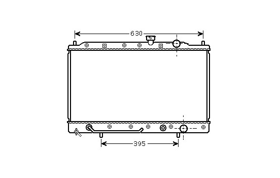 Radiator, engine cooling *** IR PLUS *** 32002087 International Radiators Plus