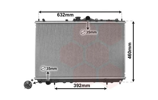 Radiator, engine cooling *** IR PLUS *** 32002142 International Radiators Plus, Image 3