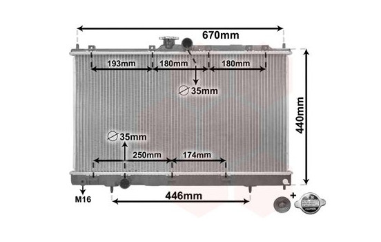 Radiator, engine cooling *** IR PLUS *** 32002199 International Radiators Plus, Image 3