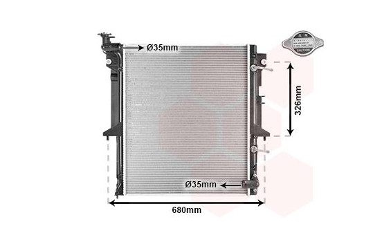 Radiator, engine cooling *** IR PLUS *** 32002204 International Radiators Plus, Image 2