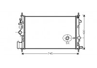 Radiator, engine cooling *** IR PLUS *** 37002474 International Radiators Plus