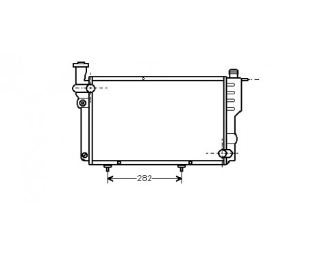 Radiator, engine cooling *** IR PLUS *** 40002096 International Radiators Plus