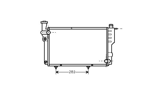 Radiator, engine cooling *** IR PLUS *** 40002096 International Radiators Plus