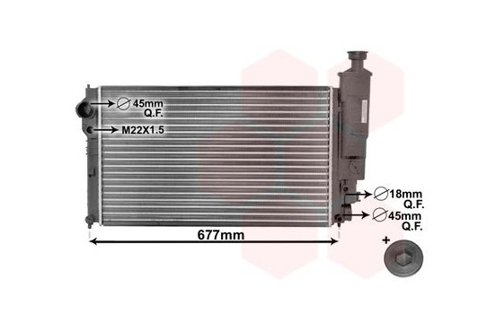 Radiator, engine cooling *** IR PLUS *** 40002131 International Radiators Plus, Image 3