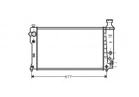 Radiator, engine cooling *** IR PLUS *** 40002131 International Radiators Plus