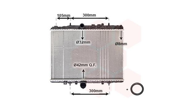 Radiator, engine cooling *** IR PLUS *** 40002208 International Radiators Plus, Image 2