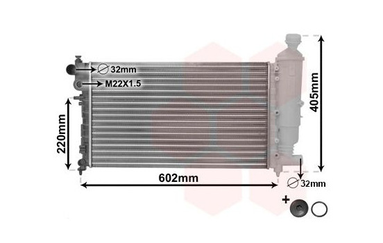 Radiator, engine cooling *** IR PLUS *** 40002216 International Radiators Plus, Image 4