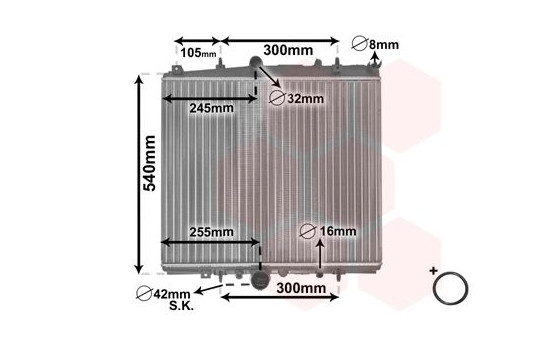 Radiator, engine cooling *** IR PLUS *** 40002237 International Radiators Plus, Image 3