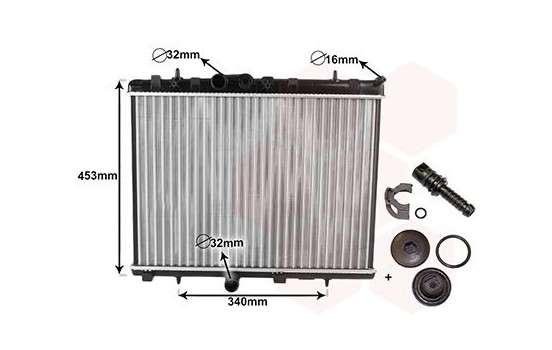Radiator, engine cooling *** IR PLUS *** 40002255 International Radiators Plus, Image 3