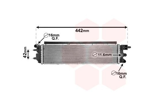 Radiator, engine cooling *** IR PLUS *** 40002381 International Radiators Plus, Image 2