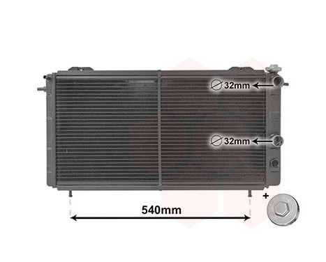 Radiator, engine cooling *** IR PLUS *** 43002052 International Radiators Plus, Image 2