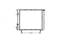 Radiator, engine cooling *** IR PLUS *** 43002053 International Radiators Plus