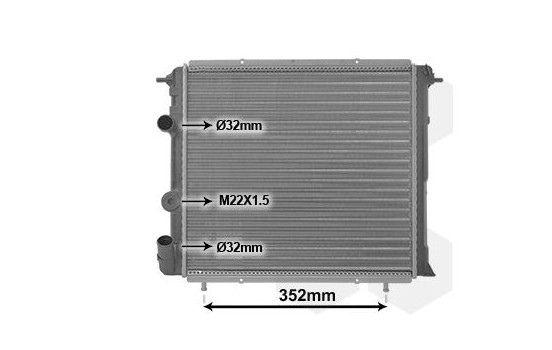 Radiator, engine cooling *** IR PLUS *** 43002053 International Radiators Plus, Image 2