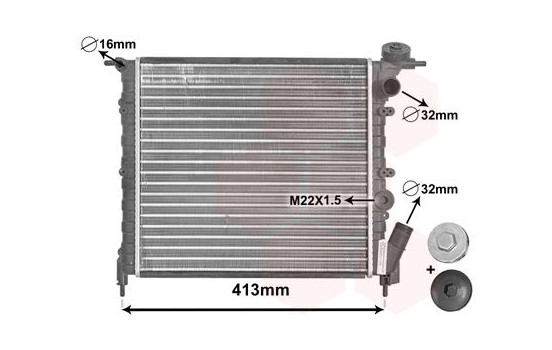 Radiator, engine cooling *** IR PLUS *** 43002120 International Radiators Plus, Image 2