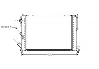 Radiator, engine cooling *** IR PLUS *** 43002165 International Radiators Plus