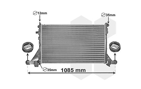 Radiator, engine cooling *** IR PLUS *** 43002560 International Radiators Plus, Image 3