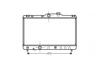 Radiator, engine cooling *** IR PLUS *** 53002140 International Radiators Plus