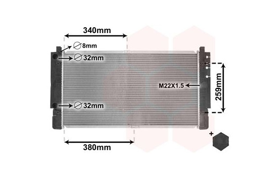 Radiator, engine cooling *** IR PLUS *** 58002149 International Radiators Plus, Image 2