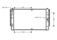 Radiator, engine cooling *** IR PLUS *** 58002149 International Radiators Plus