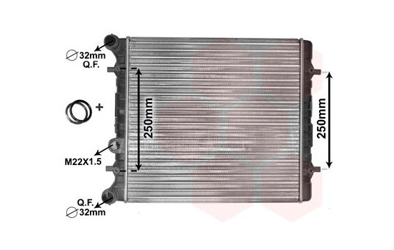 Radiator, engine cooling *** IR PLUS *** 58002152 International Radiators Plus