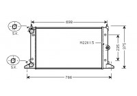 Radiator, engine cooling *** IR PLUS *** 58002188 International Radiators Plus