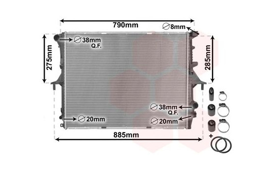 Radiator, engine cooling *** IR PLUS *** 58002214 International Radiators Plus, Image 2