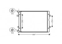 Radiator, engine cooling *** IR PLUS *** 58002283 International Radiators Plus