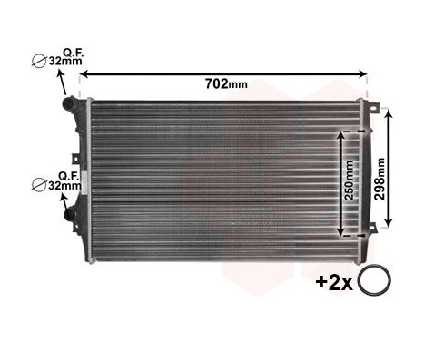 Radiator, engine cooling *** IR PLUS *** 58012206 International Radiators Plus, Image 2