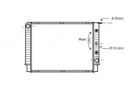 Radiator, engine cooling *** IR PLUS *** 59002062 International Radiators Plus