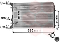 Radiator, engine cooling *** IR PLUS *** 76002010 International Radiators Plus