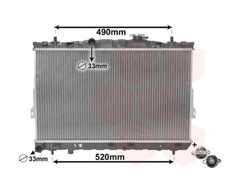 Radiator, engine cooling *** IR PLUS *** 82002104 International Radiators Plus, Image 3