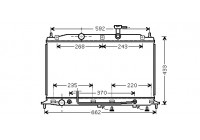 Radiator, engine cooling *** IR PLUS *** 82002177 International Radiators Plus