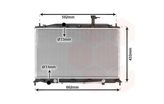 Radiator, engine cooling *** IR PLUS *** 82002177 International Radiators Plus, Image 3