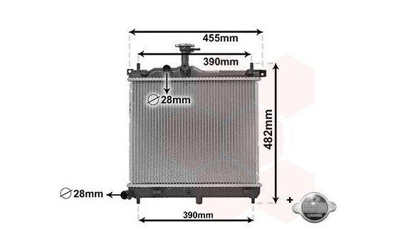 Radiator, engine cooling *** IR PLUS *** 82002291 International Radiators Plus, Image 2
