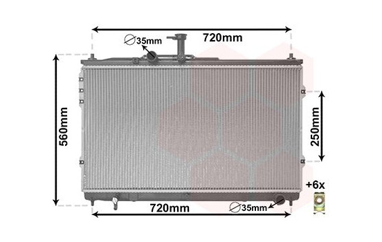 Radiator, engine cooling *** IR PLUS *** 82002392 International Radiators Plus, Image 2