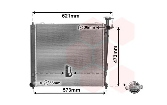 Radiator, engine cooling *** IR PLUS *** 83002272 International Radiators Plus, Image 2