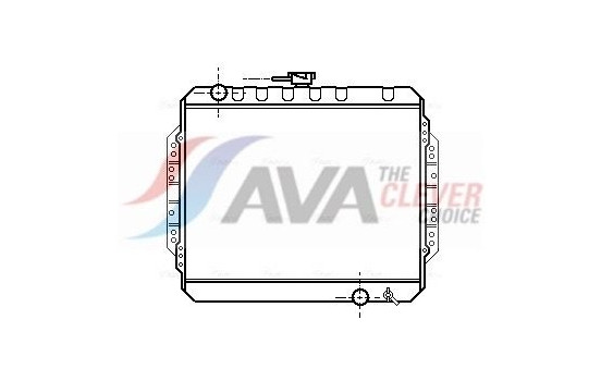 Radiator, engine cooling IS2003 Ava Quality Cooling