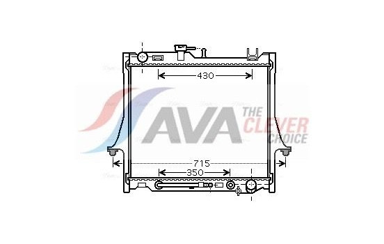 Radiator, engine cooling IS2026 Ava Quality Cooling