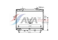 Radiator, engine cooling KA2069 Ava Quality Cooling