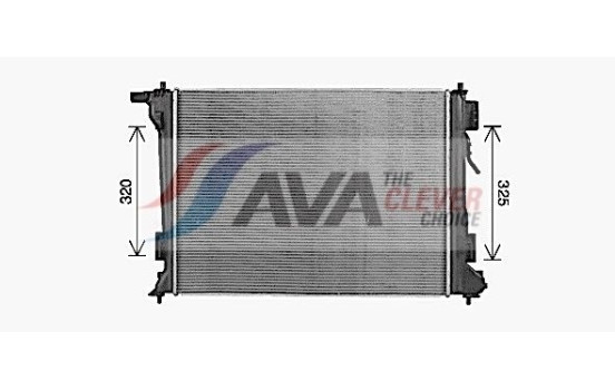 Radiator, engine cooling KA2318 Ava Quality Cooling