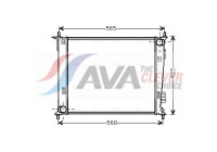 Radiator, engine cooling KAA2143 Ava Quality Cooling
